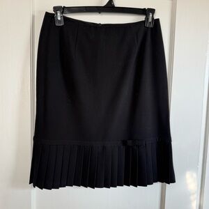 Black Pleated Skirt